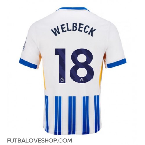 Dres Brighton Danny Welbeck #18 Domáci 2024-25 Krátky Rukáv